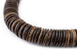 Chocolate Disk Coconut Shell Beads (20mm) - The Bead Chest