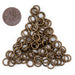 8mm Bronze Round Jump Rings (Approx 100 pieces) - The Bead Chest