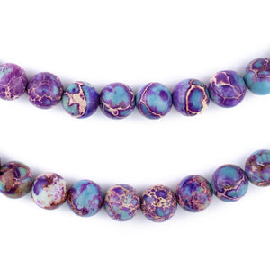 Galaxy Sea Sediment Jasper Beads (8mm)