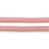 Pastel Pink Vinyl Phono Record Beads (6mm)
