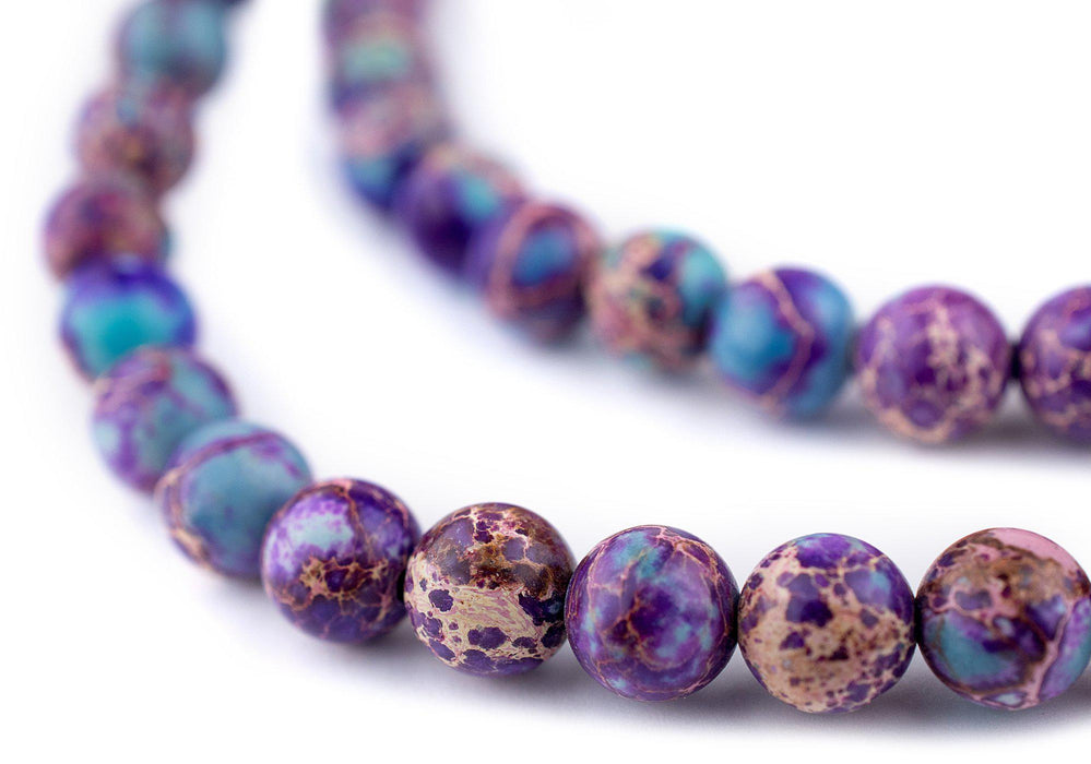 Galaxy Sea Sediment Jasper Beads (8mm) - The Bead Chest