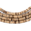 Rustic Heishi Coconut Shell Beads (5mm)