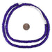 Cobalt Blue Java Glass Button Beads (8mm) - The Bead Chest