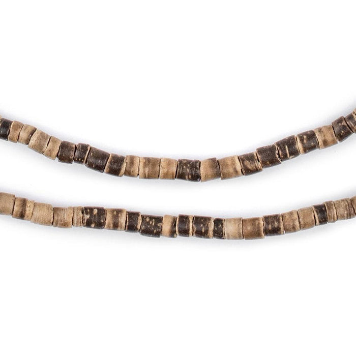 Rustic Heishi Coconut Shell Beads (3-4mm) - The Bead Chest