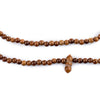 Brown Round Wooden Arabian Prayer Beads (3mm)