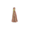 Groundhog Grey 3cm Silk Tassels (5 Pack)
