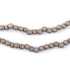 Brown Round Natural Wood Beads (5mm)