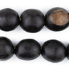 Round Ebony Wood Beads (Long Strand)