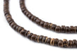 Chocolate Disk Coconut Shell Beads (5mm) - The Bead Chest