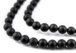 Matte Round Black Onyx Beads (6mm) - The Bead Chest
