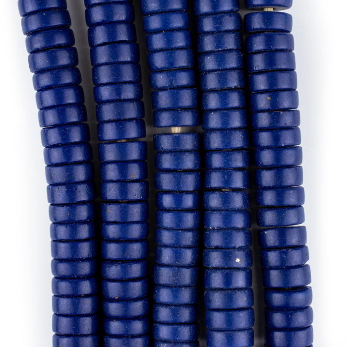 Cobalt Blue Vintage Prosser Button Beads (9mm) - The Bead Chest