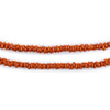 Orange Java Glass Heishi Beads