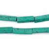 Amazonite Moroccan Pottery Beads (Rectangle)