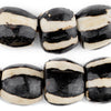 Watermelon Batik Bone Beads (Sphere)