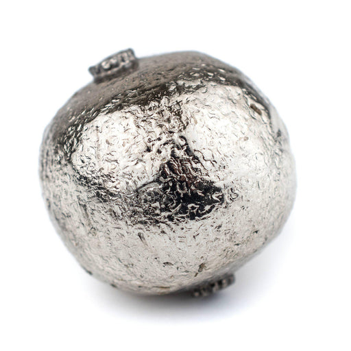 Jumbo Hollow Silver Bead (40mm)