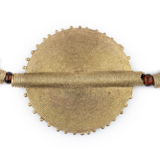 Baule Brass Beads, Sun Design (59mm) - The Bead Chest