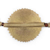 Baule Brass Beads, Sun Design (59mm)