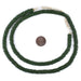 Dark Green Java Glass Button Beads (8mm) - The Bead Chest