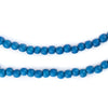 Azul Blue Round Natural Wood Beads (5mm)