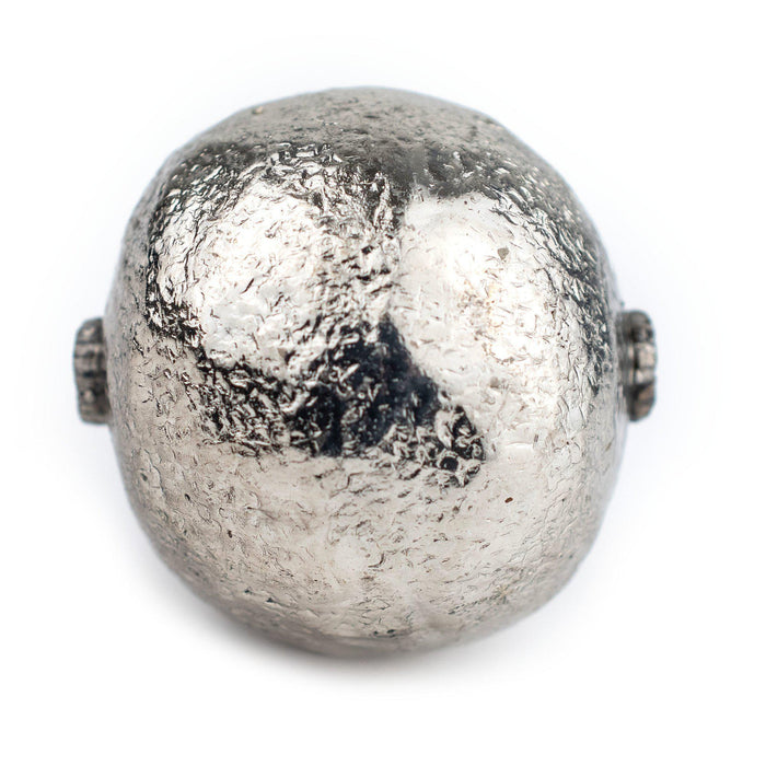 Jumbo Hollow Silver Bead (40mm) - The Bead Chest