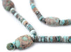 Middle Eastern Turquoise Beads, Single 14 Inch Strand - The Bead Chest