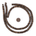 Chocolate Disk Coconut Shell Beads (8mm) - The Bead Chest