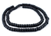 Black Padre Beads (8mm) - The Bead Chest