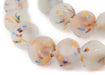 Jumbo Rainbow Speckled Recycled Glass Beads (25mm) - The Bead Chest