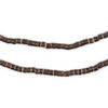 Chocolate Heishi Coconut Shell Beads (3-4mm)