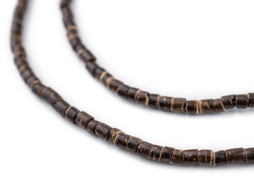 Chocolate Heishi Coconut Shell Beads (3-4mm) - The Bead Chest