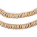 Cream Disk Coconut Shell Beads (8mm) - The Bead Chest