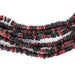 Crimson & Black Pharaonic Pottery Beads - The Bead Chest