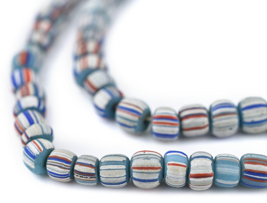 Dark Blue Pastel Java Gooseberry Beads - The Bead Chest