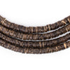 Chocolate Heishi Coconut Shell Beads (5mm)