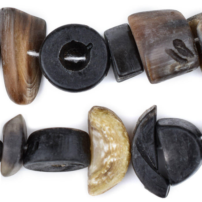 Natural Horn Chunk Beads - The Bead Chest