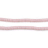 Pastel Pink Vinyl Phono Record Beads (4mm)