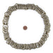 Groundhog Grey Annular Wound Dogon Beads (24mm) - The Bead Chest
