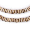 Copper-Inlaid Rustic Bone Mala Beads (8mm)