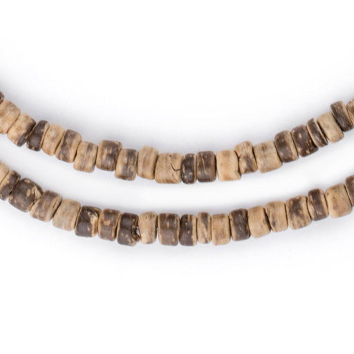 Rustic Disk Coconut Shell Beads (5mm) - The Bead Chest