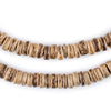 Rustic Disk Coconut Shell Beads (8mm)