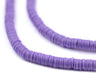 Orchid Purple Vinyl Phono Record Beads (4mm) - The Bead Chest