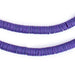 Royal Purple Vinyl Phono Record Beads (6mm) - The Bead Chest