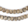 Round Grey Himalayan Bone Mala Beads (10mm)