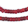 Old Translucent Red Padre Beads