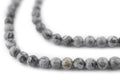 Round Silver Leaf Jasper Beads (4mm) - The Bead Chest