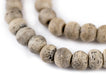 Round Grey Himalayan Bone Mala Beads (10mm) - The Bead Chest