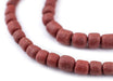 Red Java Glass Beads (6-8mm) - The Bead Chest