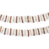 Copper-Inlaid White Bone Mala Beads (8mm)