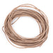 1.0mm Natural Round Leather Cord (15ft) - The Bead Chest