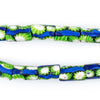 Blue Flower Antique Matching Venetian Millefiori Trade Beads